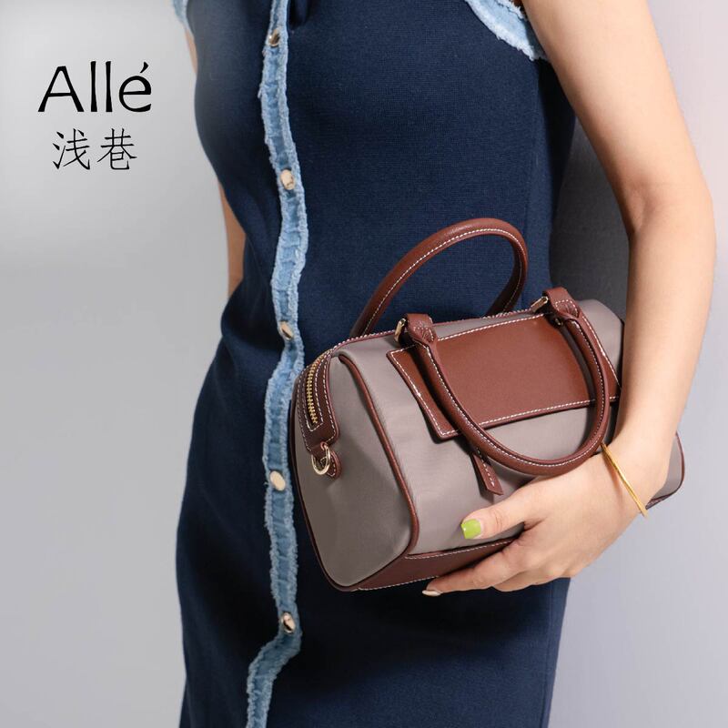 Qianxiang Alle Large-Capacity Nylon Oxford Cloth Handbag Lightweight Commuter Pillow Bag Single Shoulder Crossbody Bag Qianxiang Alle Large-Capacity Nylon Oxford Cloth Handbag Lightweight Commuter Pillow Bag Single Shoulder Crossbody Bag