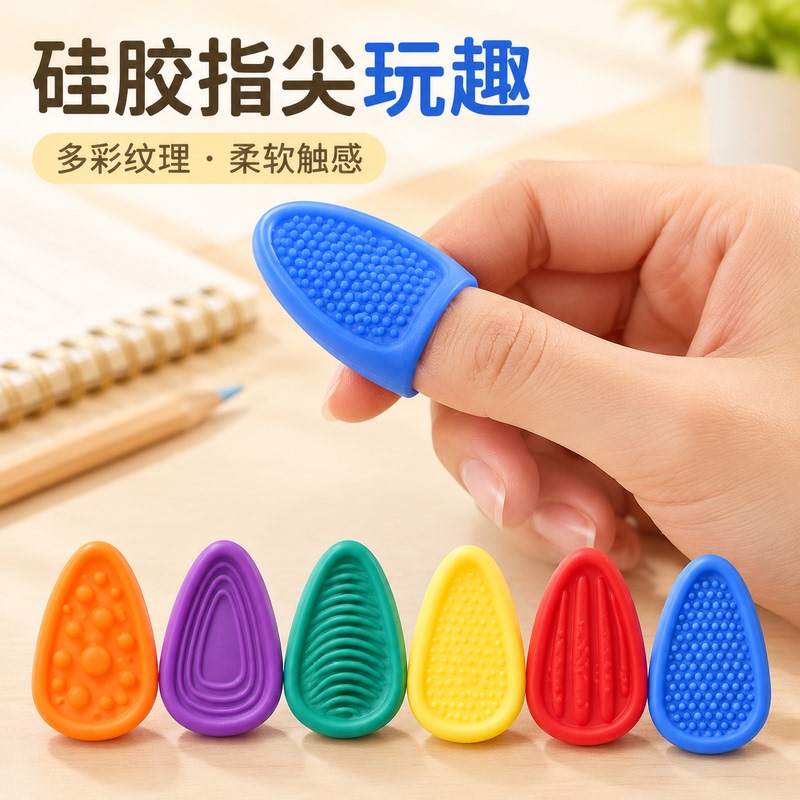 Anti-Finger Biting Device, Soft Silicone Ring, Anti-Finger Biting and Chewing, Stress Relief, Prevent Finger Injury, Anxiety Relief, Sensory Stone