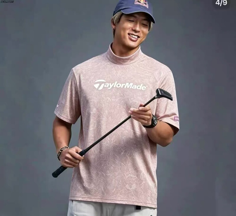 26Ss British-Korean Joint Golf Clothing Men's Short-Sleeved T-Shirt Summer Casual Sports Quick-Drying Breathable Golf Clothing