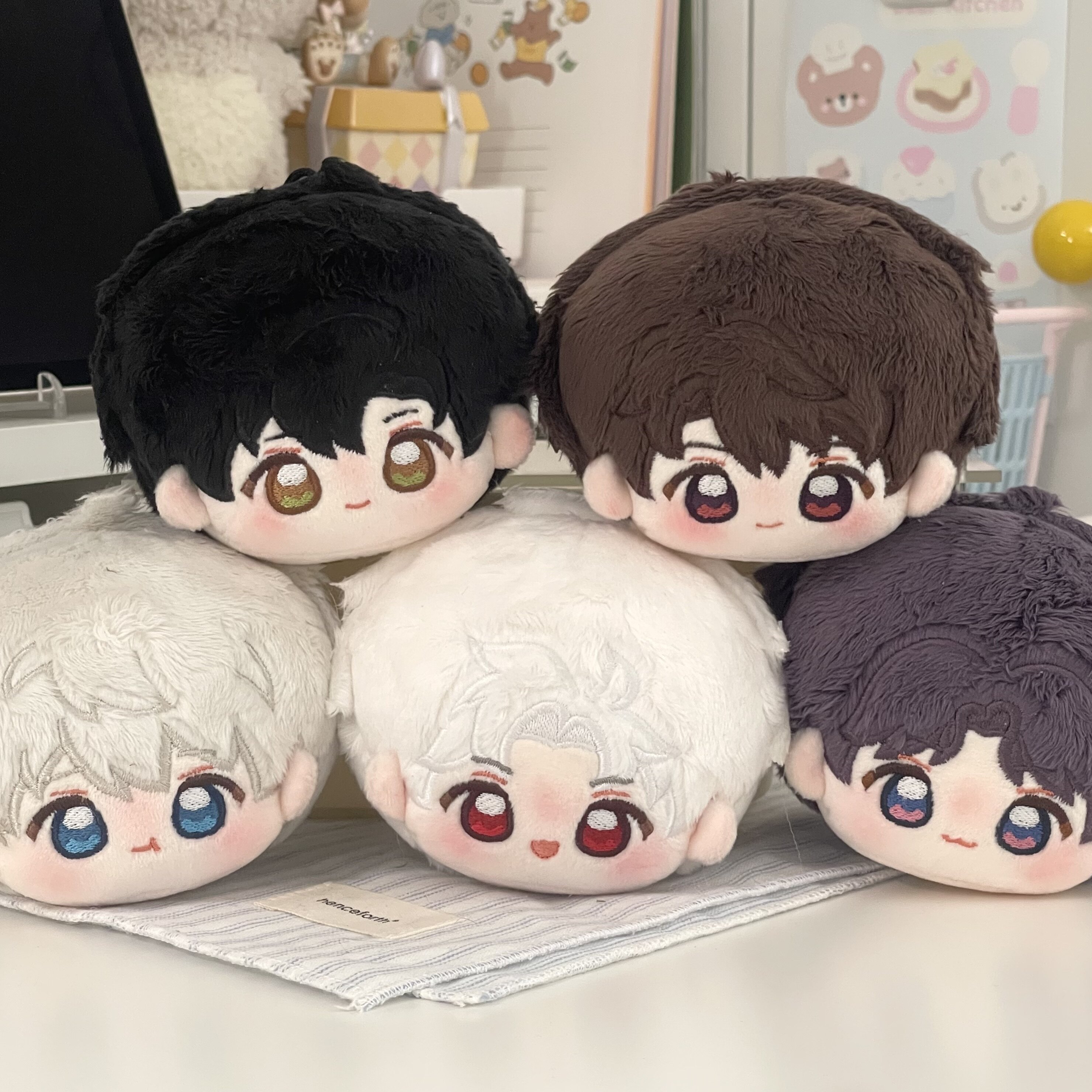 Love and Deepspace Fan-Made 3.15 in Round-Head Plush Charms