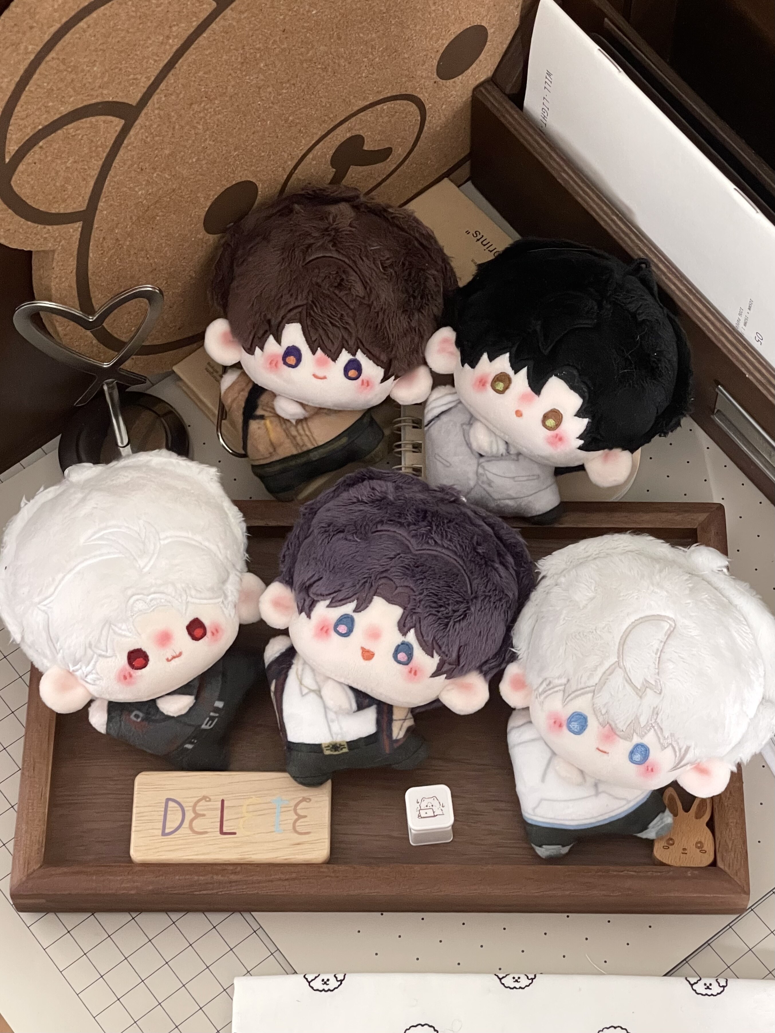 Love and Deepspace Fan-Made 3.94 in Magnetic Bean Dolls
