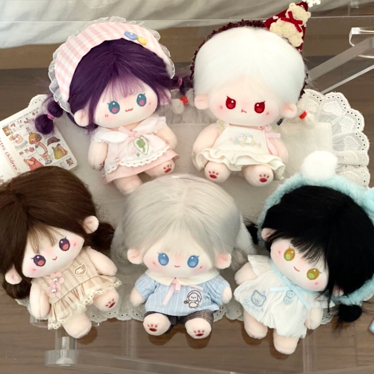Love and Deepspace Fan-Made 3.94 in Tousled-Hair Plush Dolls