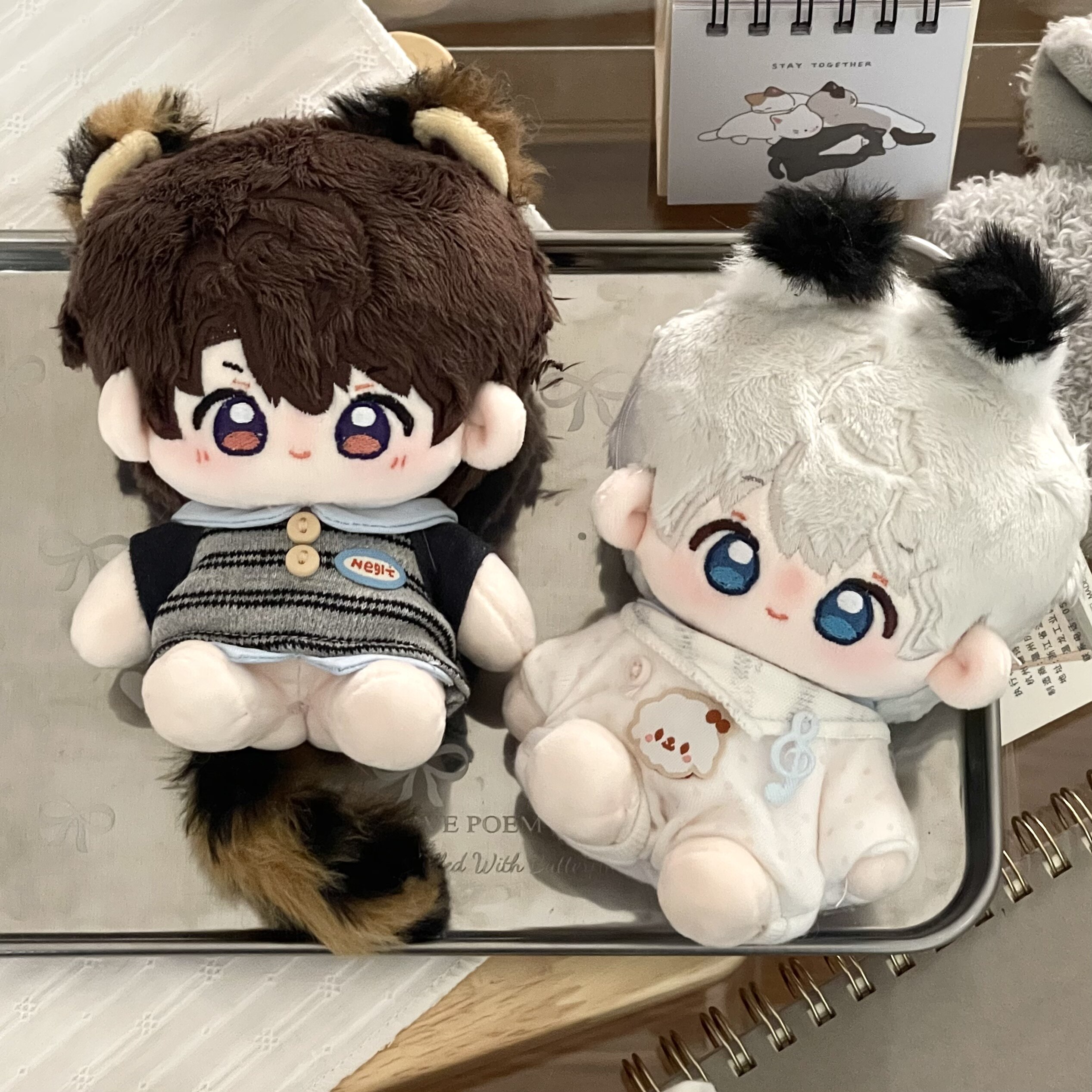 Love and Deepspace Fan-Made 3.94 in Magnetic-Tail Dolls