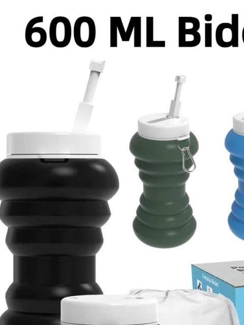 600ml Portable Bidet Handheld Cleaner Foldable Silicone Feminine Wash Portable Handheld Cleaning Device