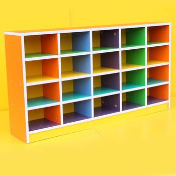 Children's school bag cabinet kindergarten school bag storage cabinet fireproof board storage rack cabinet early education parent-child garden children's furniture