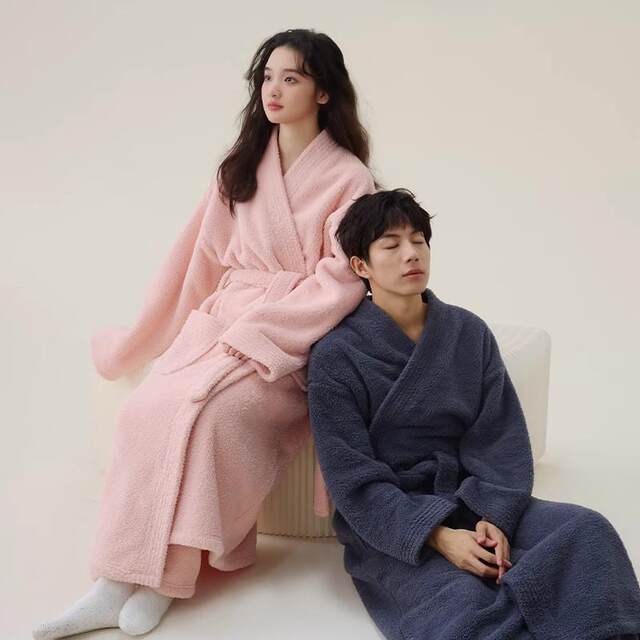 Bathrobe wearable bath towel bathrobe for women 2025 new autumn and winter non-cotton water-absorbent quick-drying full-body wrap nightgown