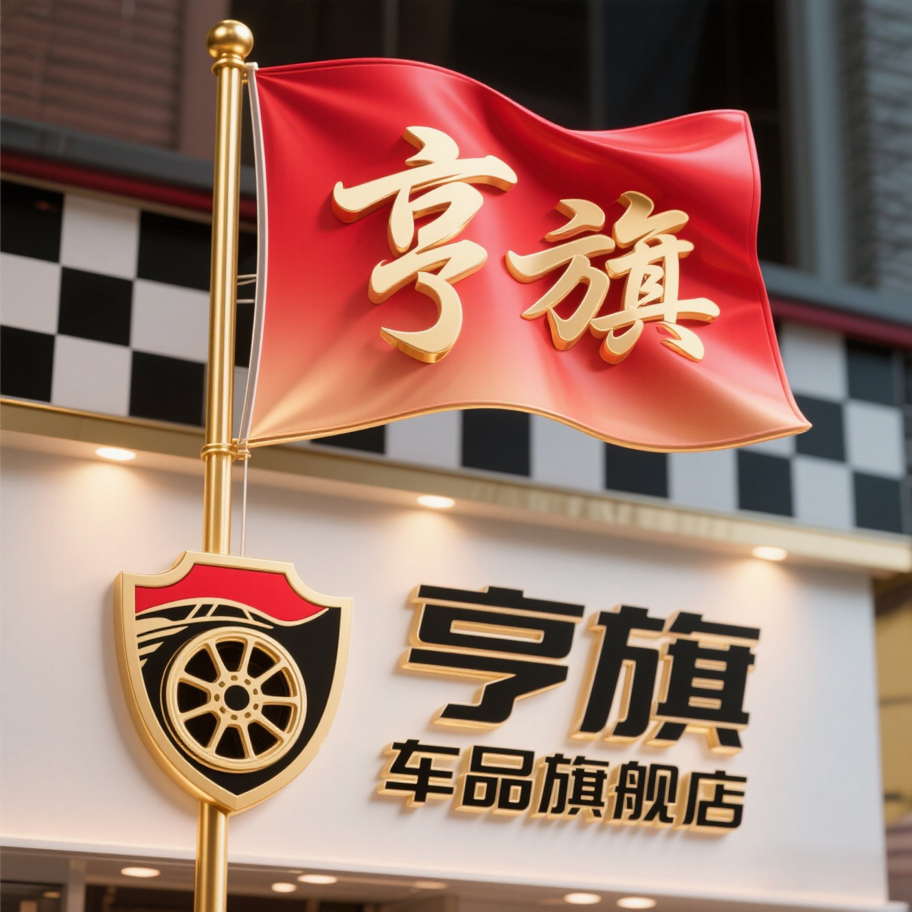 亨旗车品旗舰店的LOGO
