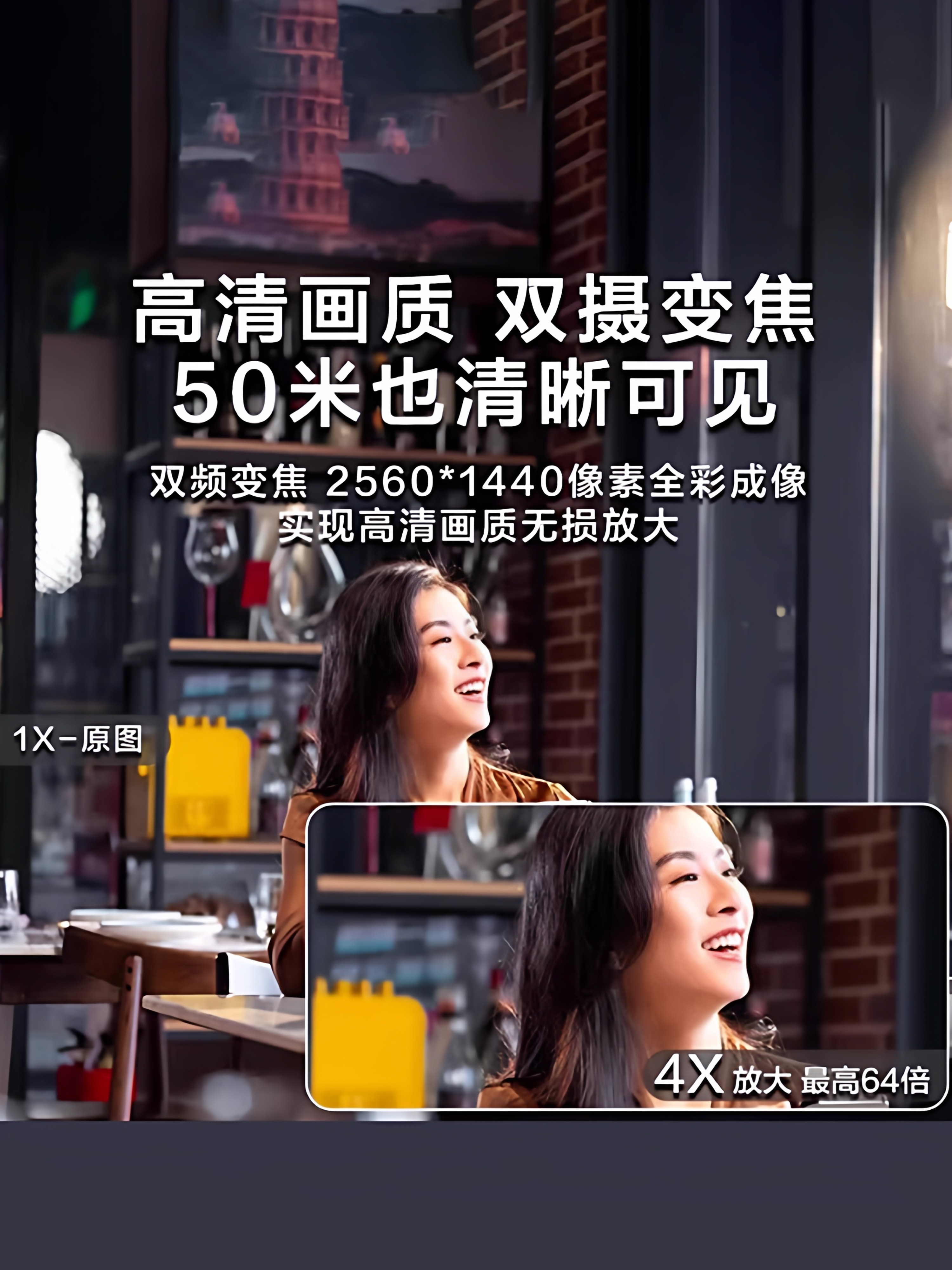 Camera Surveillance for Home Use, Remote Mobile Phone Access, 360-Degree No Blind Spots, Indoor and Outdoor 4K High-Definition Panoramic Smart Caregiver g