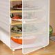 Kitchen storage rack countertop multi-layer dish storage rack for C-air ventilation mosquitoes and leftover vegetables placement rack for ginger and garlic storage cabinet