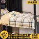 All cotton sets for college dormitory bed three-piece set of cotton one set of quilts single U sheet quilt cover six pieces