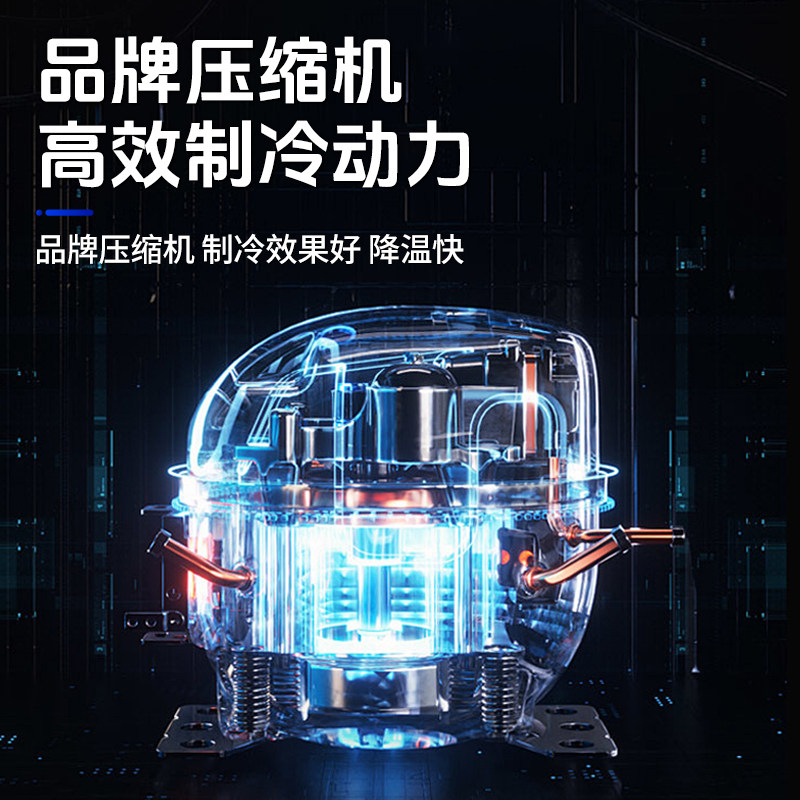 Snowflake Three-Layer Deli Cold Food Display Cabinet, Skewered Braised Food Refrigerated Fresh-Keeping Refrigerator, Duck Neck Food Barbecue Ordering Cabinet