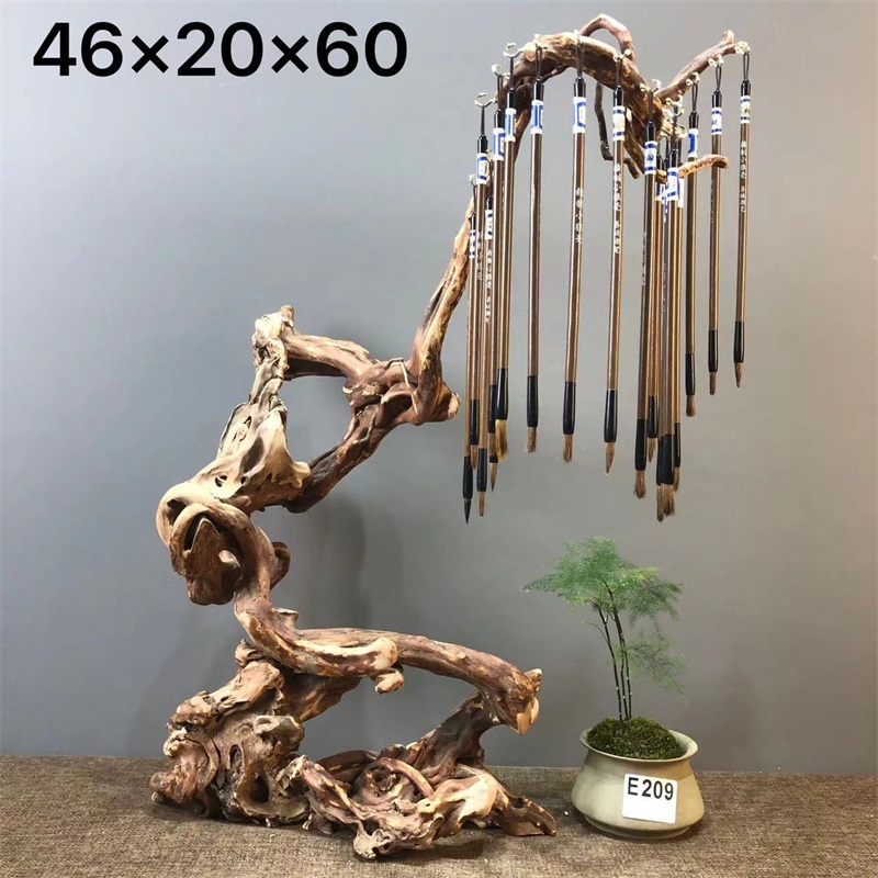 传统与现代交融：六品堂同款怀古毛笔架笔挂