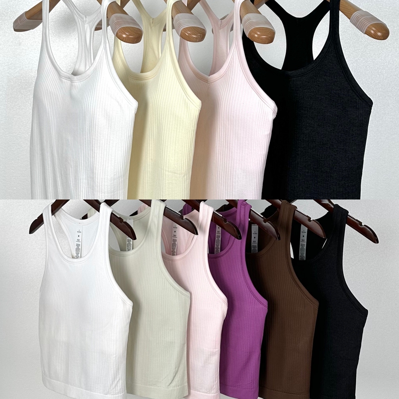 1U~ Ebb Six-Color Four-Way Stretch High-Elastic Short Sports Tank Top 1U~ Ebb Six-Color Four-Way Stretch High-Elastic Short Sports Tank Top