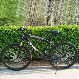 26-inch high carbon steel mountain bike one-wheel disc brake c bicycle men's and women's adult variable speed bicycle lightweight student