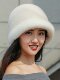 Mink Fur Hat for Women in Winter, Middle-Aged and Elderly, Full Mink Fur, Mink Velvet, Ear Protection, Warm, Winter Fashion, Mother's Fur Hat