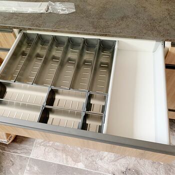 800 cabinet kitchen stainless steel cabinet drawer storage d box partition storage box sorting kitchen utensil storage lattice