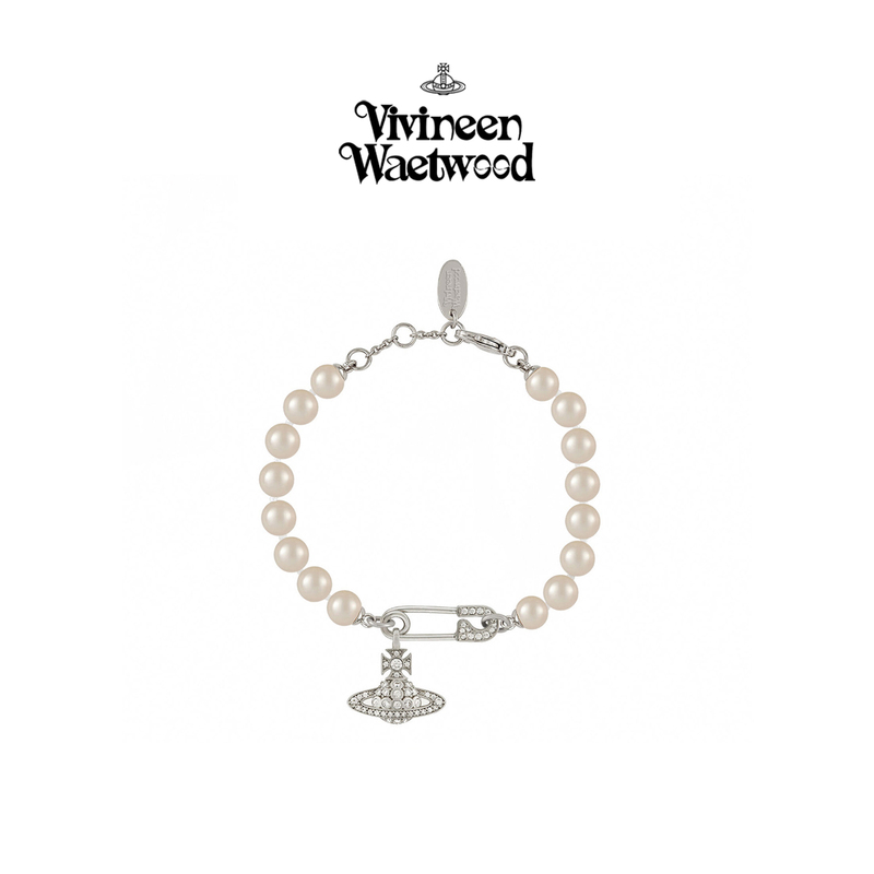 Vivireerwaetwssd Empress Saturn Brooch Pearl Bracelet Light Luxury Niche Exquisite High-End Women's Jewelry Vivireerwaetwssd Empress Saturn Brooch Pearl Bracelet Light Luxury Niche Exquisite High-End Women's Jewelry
