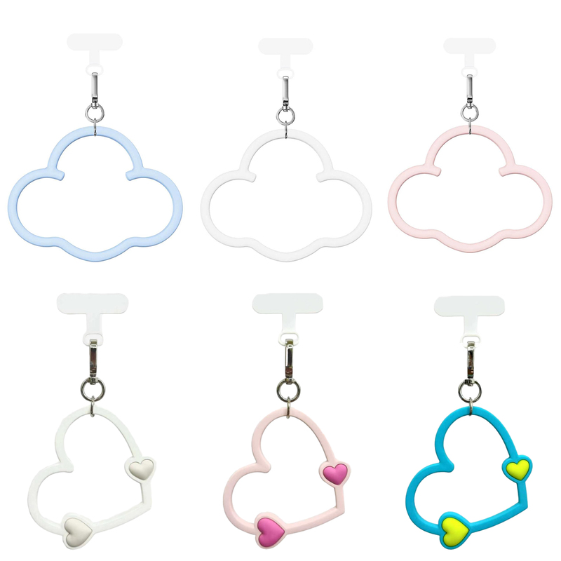 Cloud Heart Mobile Phone Chain Wrist Strap Lanyard Keychain Mobile Phone Pendant High-End Cute Accessories Cloud Heart Mobile Phone Chain Wrist Strap Lanyard Keychain Mobile Phone Pendant High-End Cute Accessories