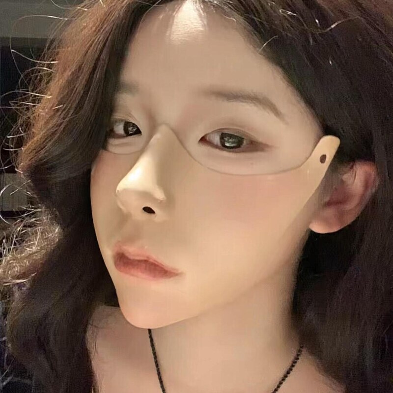 Half-Face Mask Adult Mechanical Bionic Mysterious Cosplay Prop for Travel and Photography Women's Mask Face Mask Half-Face Mask Adult Mechanical Bionic Mysterious Cosplay Prop for Travel and Photography Women's Mask Face Mask