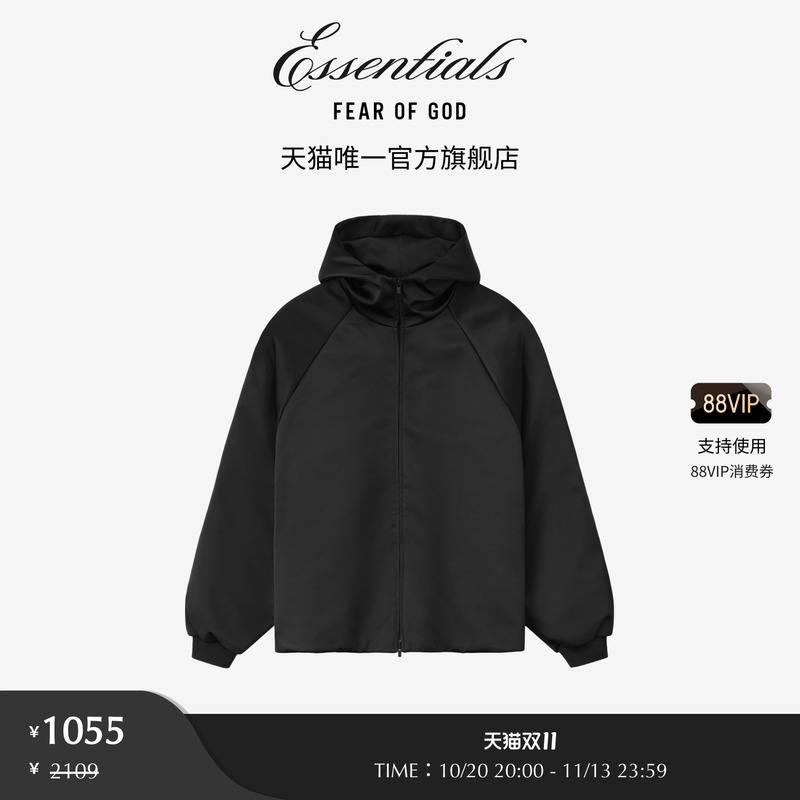 【Limited Time Offer 50% off】Fear of God Essentials Holiday25 Men's Hooded Flight Jacket 【Limited Time Offer 50% off】Fear of God Essentials Holiday25 Men's Hooded Flight Jacket