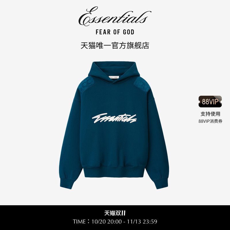 [New Products for Autumn and Winter] Fear of God Essentials Men's Classic Raglan Sleeve Hooded Sweatshirt