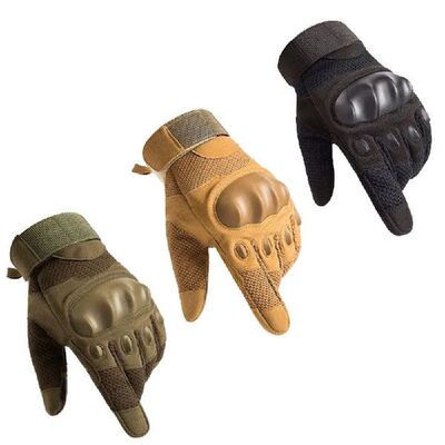 [Knuckle Guard Bike Gloves Motorcycle Riding Mesh Gloves]