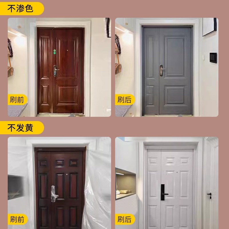 Chengdu finely decorated house wooden door cabinet furniture color change renovation old house furniture cabinet entry security door spray painting service