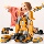 Немецкая детская магнитная игрушечная машинка boy building block assembly инженерный автомобиль деформационная головоломка в сборе игрушка в подарок на Новый год mini 3