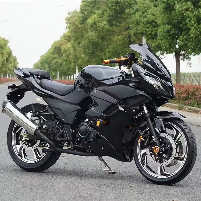 Мотоцикл Kawasaki Ninja 250cc, одноцилиндровый D Horizon, Северное сияние, взрослый водитель, гоночная машина