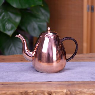 Olla de lavado de adoración de cobre puro, olla para sostener, botella de agua, tetera, botella tang, olla tang, botella tang hui hui, botella de sopa pura grande y pequeña