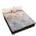Flannel nệm có thể giặt mùa đông dày ấm giường chiếu đôi đơn 1,8m tấm bảo vệ chống trượt Nệm