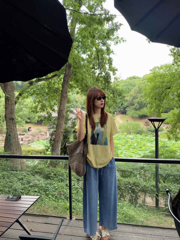 Chu Peipei's New Product - [Personal Collection] Summer Cartoon Series Short-Sleeved T-Shirt for Women