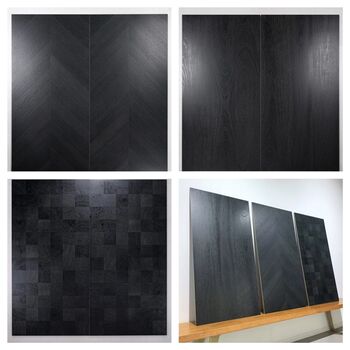 Ebony ebony black f all-over wood grain tiles floor tiles non-slip balcony imitation wood floor tiles bedroom wall tiles 60x12