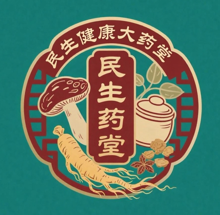 民生健康大药堂的LOGO