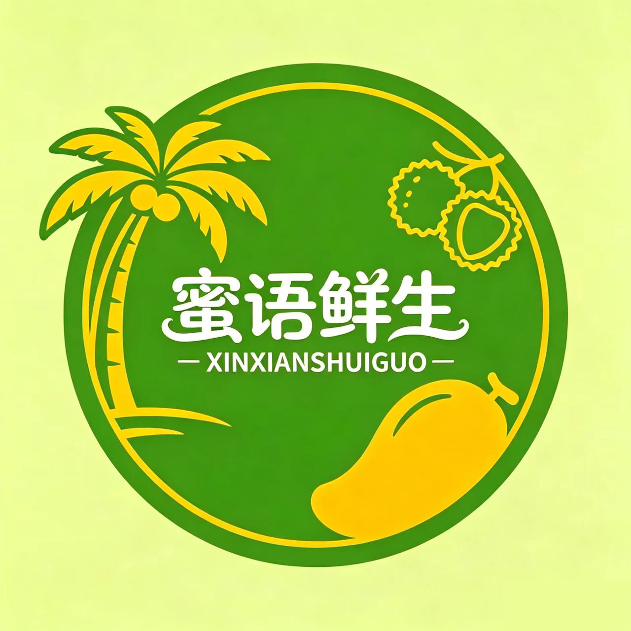 蜜语鲜生特产店的LOGO