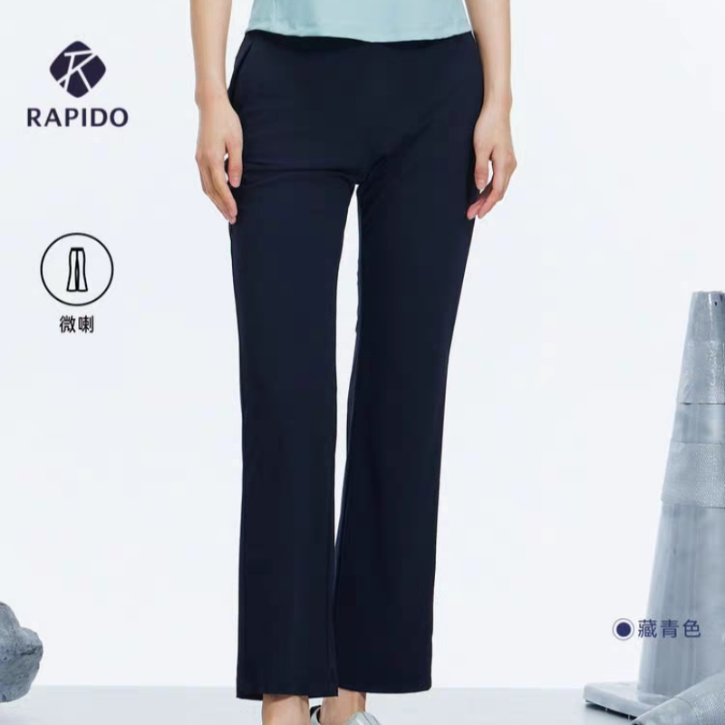New Product】Rap1D0 Same Style as in the Store, 26 Summer Women's Premium Sports 37.5 Flared Long Pants