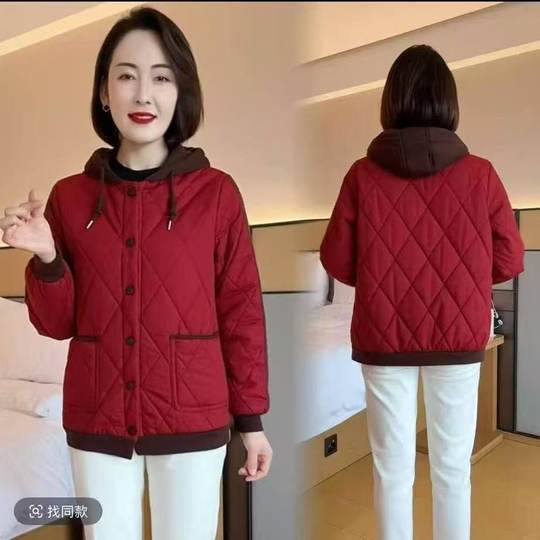 【下单立减50元】冬季保暖棉服外套加厚时尚洋气休闲连帽小棉袄