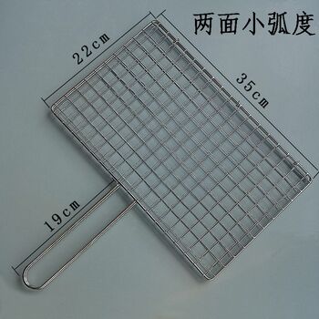 Bbq splint net bbq net grilled fish clip stainless steel commercial large bbq racket grate rack bbq utensils