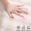 Thickened bedside blanket imitation rabbit fur bedroom cloakroom carpet living room winter warm non-slip solid color cream style floor mat
