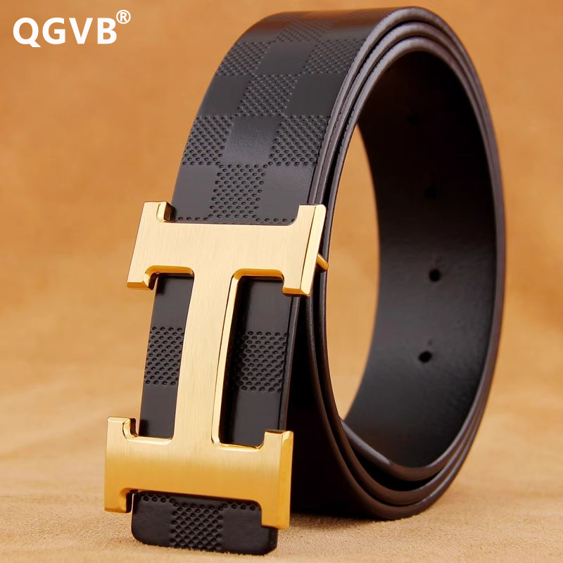 皮带男士新款真皮头层纯牛皮无夹层平滑扣送礼百搭商务休闲裤腰带