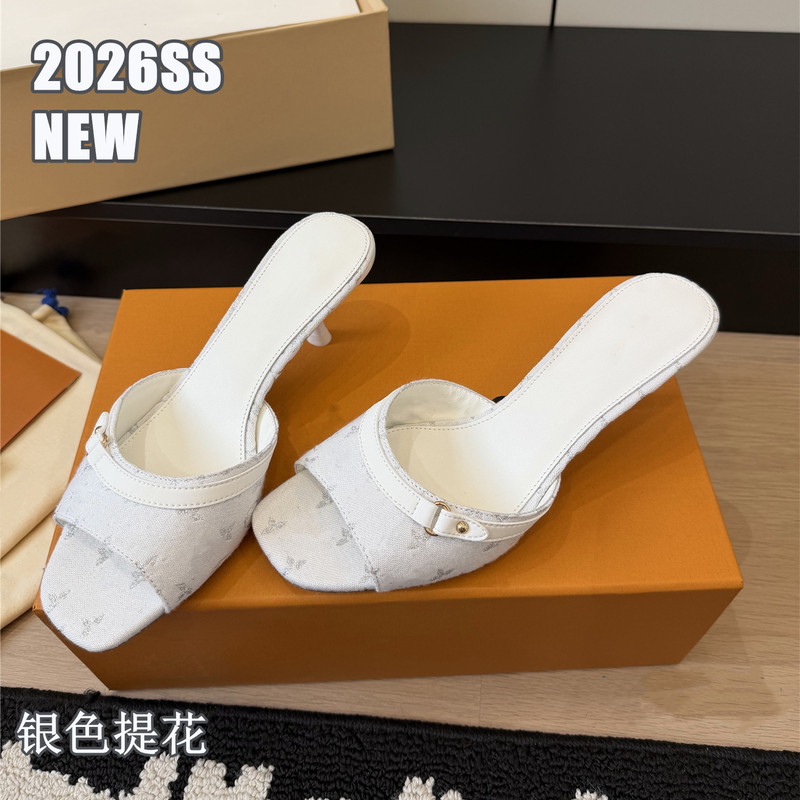 2026 Spring/Summer New Colorful Letter Print Slippers for Women, Kitten Heel Sexy Mid-Heel Slide Sandals, Color Block Sandals 2026 Spring/Summer New Colorful Letter Print Slippers for Women, Kitten Heel Sexy Mid-Heel Slide Sandals, Color Block Sandals