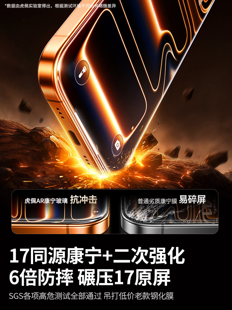 [Authorized by Corning Usa] Ar Corning Film Pro Anti-Reflective Tempered Glass Screen Protector for iPhone 17 Pro Max, Apple 16 Pro Dust-Free Warehouse, 15 Phone Screen Protector, 14 Full-Screen Anti-Reflective High-Definition Screen