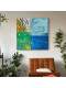 Bauhaus Style Hanging Paintings for Model Rooms, Hotel Decor, Sideboards, Niche Art, Entryway, Living Room Decorative Paintings