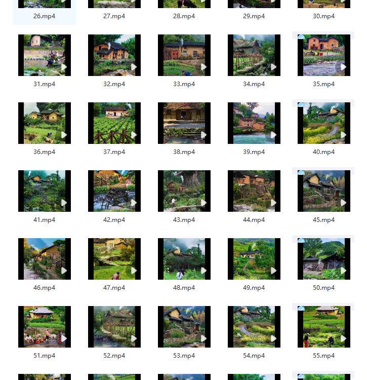 图片[3]-144款唯美农村乡村风景农忙劳作打趣童年回忆情感治愈高清短视频素材【电商热销1355】-暗冰资源网