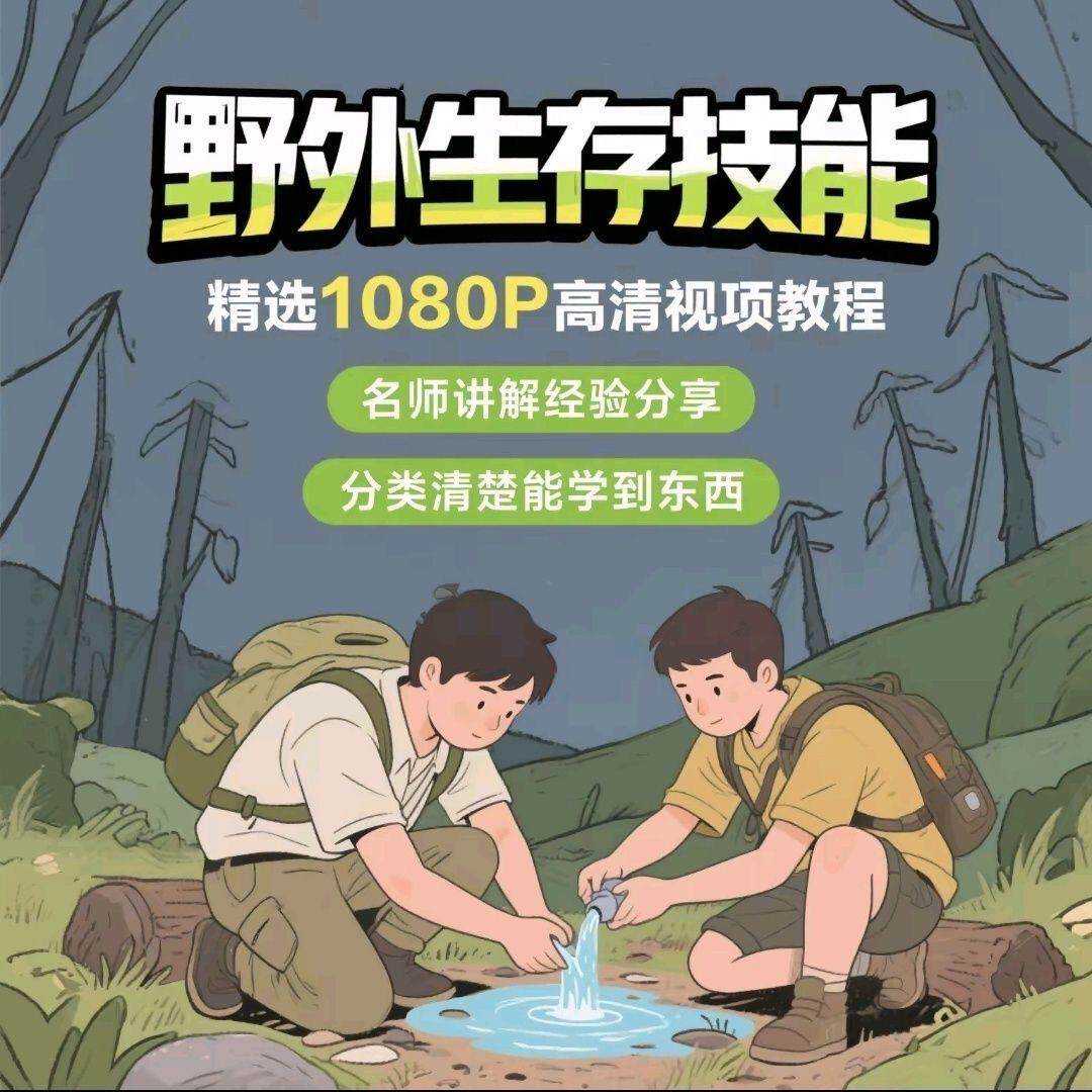 图片[3]-野外生存知识技能培训教程-户外运动小学野外急救求生影片文件资料【电商热销991】-暗冰资源网