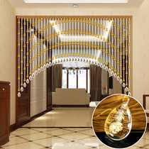 Crystal curtain gourd bead curtain new home feng shui hanging curtain decorative partition living room entrance bead curtain bead