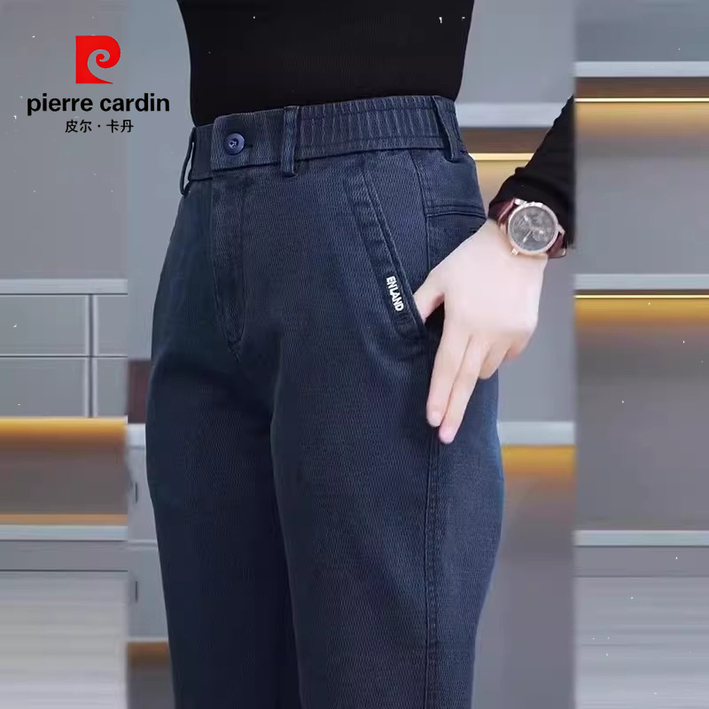 Pierre Cardin Lyocell Jeans Men's 2026 New Summer Men's Pants Loose Straight Casual Pants Men's Style