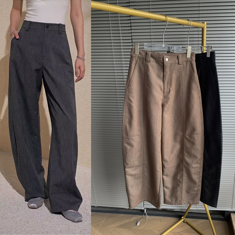 Easy to Wear in Summer Lyocell Blend Curved Scimitar Pants Easy to Wear in Summer Lyocell Blend Curved Scimitar Pants