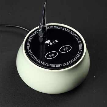 Desktop smart tea set automatic water supply q-apple water absorber water adder electric bucket water pump ceramic water pressure