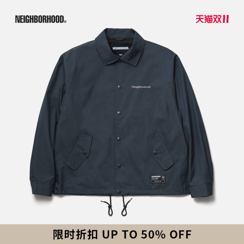 Neighborhood Classic Logo Lapel Jacket 2026 New Men's Clothing Nbhd Neighborhood Classic Logo Lapel Jacket 2026 New Men's Clothing Nbhd